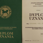 Hodowla Etruria Polonia FCI odznaka honorowa ZKwP